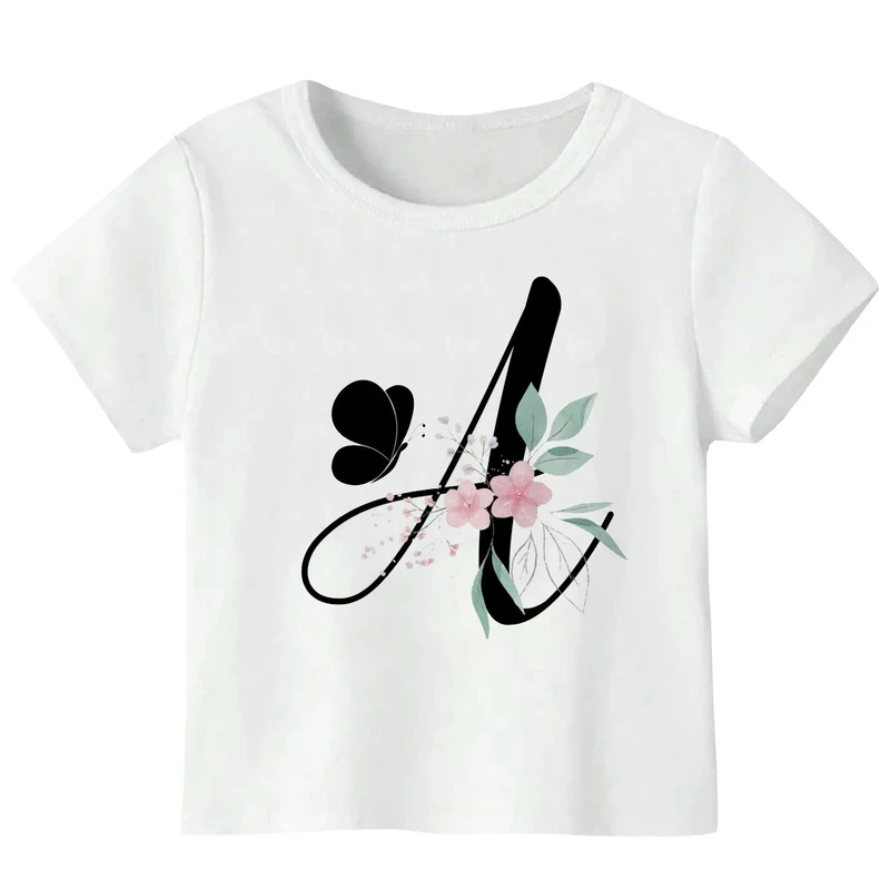 تی‌شرت آستین کوتاه دخترانه مدل W145 طرح A