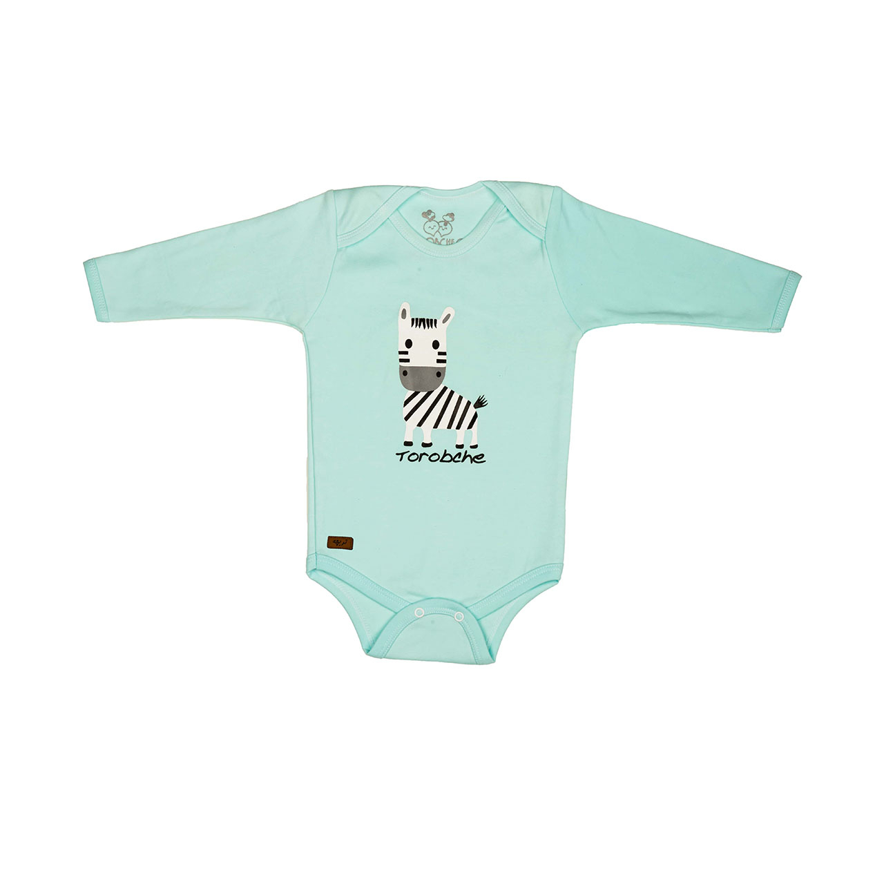 بادی آستین بلند نوزادی تربچه مدل گورخر