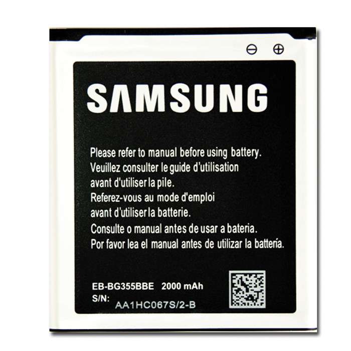 باتری موبایل مدل EB-BG355BBE ظرفیت 2000 میلی آمپر ساعت مناسب برای گوشی سامسونگ Galaxy Core2