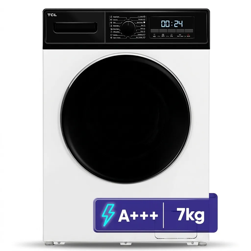 ماشین لباسشویی 7 کیلوگرم اتوماتیک تی سی ال مدل G72-BW/BS