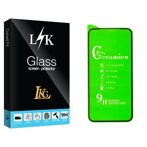 محافظ صفحه نمایش سرامیکی ال کا جی مدل LK Glass مناسب برای گوشی موبایل اپل Iphone 11 Pro / Iphone X / Iphone 10
