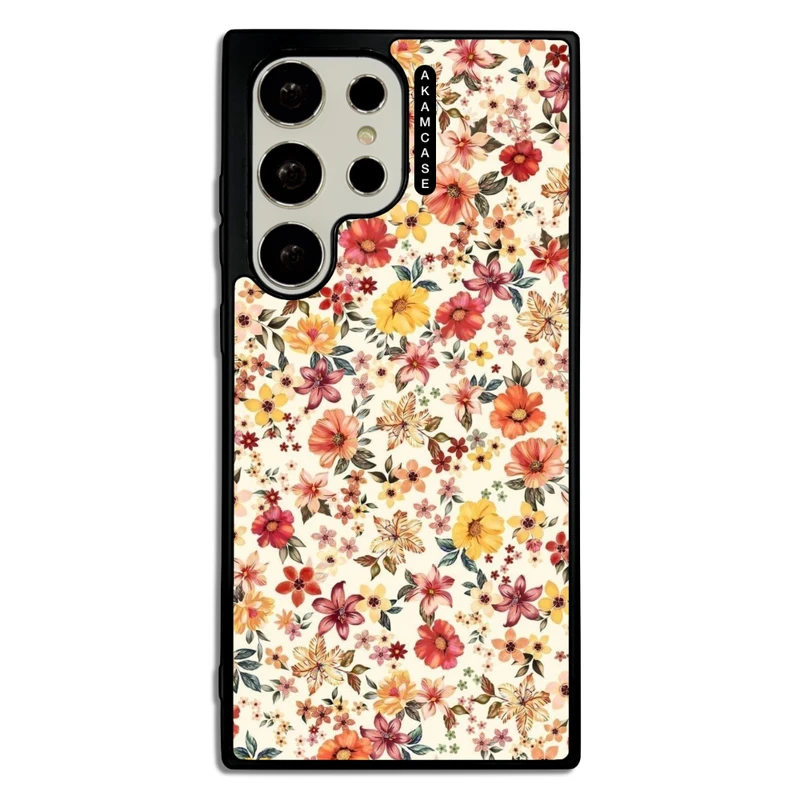 کاور آکام مدل AMC-WSGS23U-FLOWERS10 مناسب برای گوشی موبایل سامسونگ Galaxy S23 Ultra