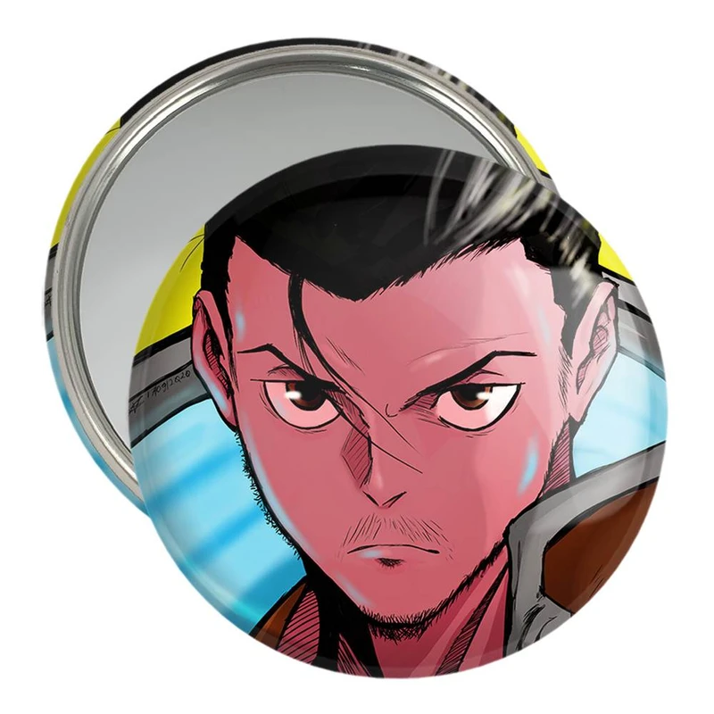 آینه جیبی خندالو مدل دیوید انیمه سایبر بانک Cyberpunk  کد 22448