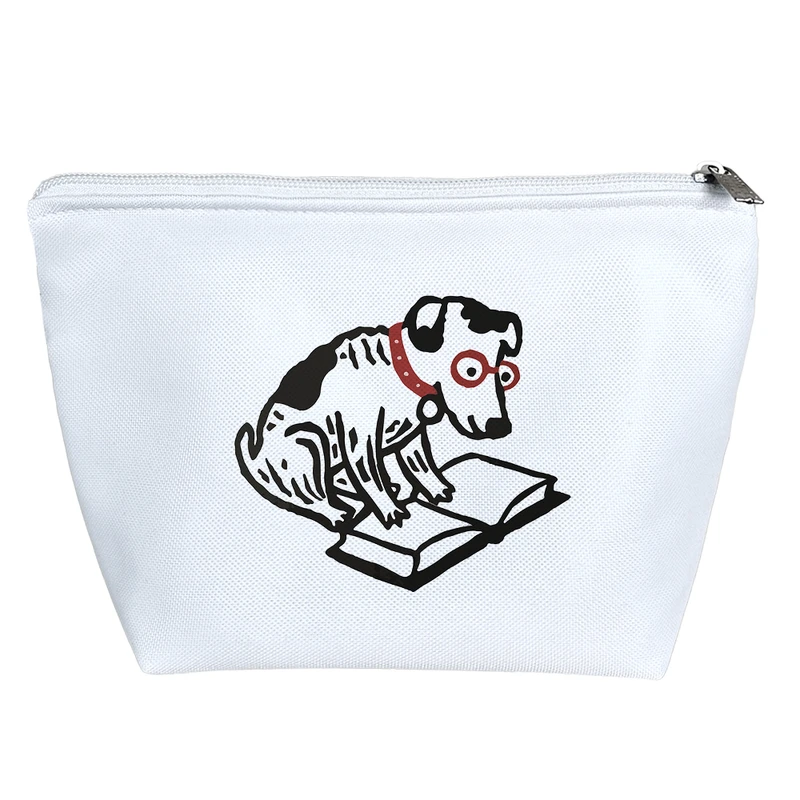 کیف لوازم آرایش دخترانه خندالو مدل سگ کتابخوان کد 8585