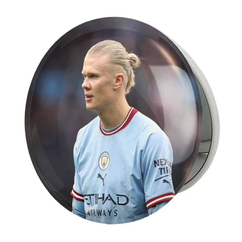 آینه جیبی خندالو طرح ارلینگ هالند (Erling Haaland) مدل تاشو کد 36377