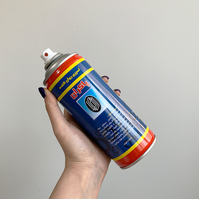 اسپری روان کننده پاکران مدل سیلیکون حجم 400 میلی لیتر