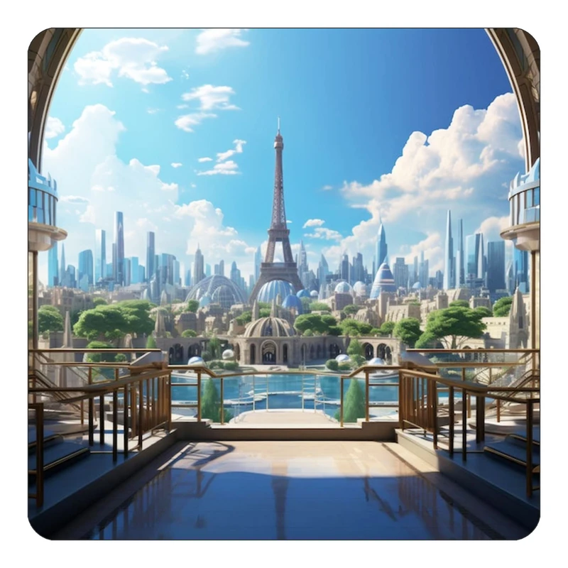 مگنت کاکتی طرح پاریس Paris مدل mp57589