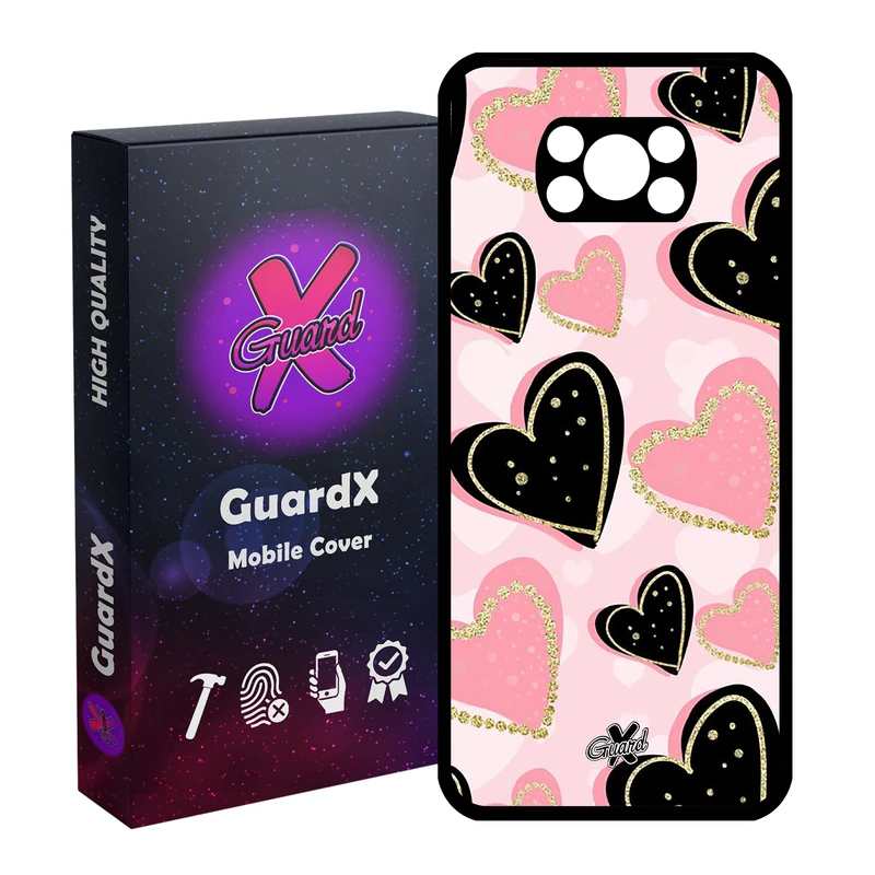 کاور گارد ایکس طرح Love مدل Glass10106 مناسب برای گوشی موبایل شیائومی Poco X3 Pro