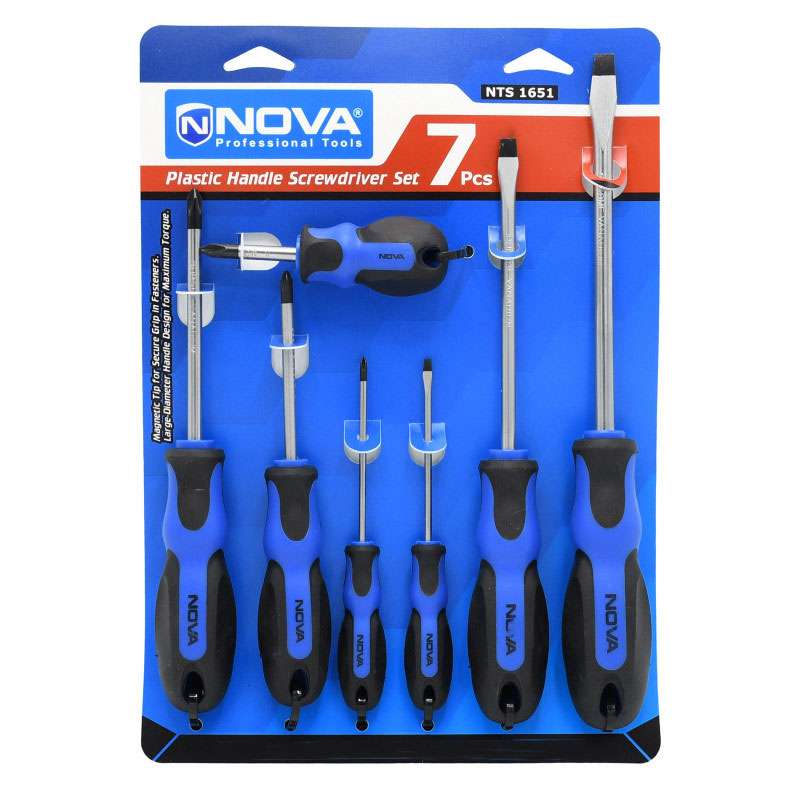 پیچ گوشتی  نووا مدل NTS 1651 مجموعه 7 عددی