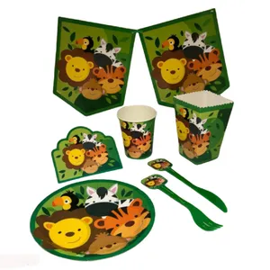 مجموعه 52عددی تم تولد طرح حیوانات جنگل