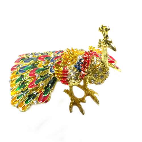 مجسمه برنزی طرح طاووس M103