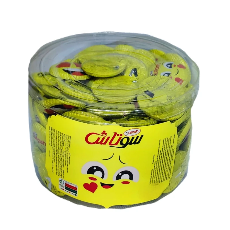 تافی شکلاتی کاکائو شیری مغزدار سوتاش - 800 گرم