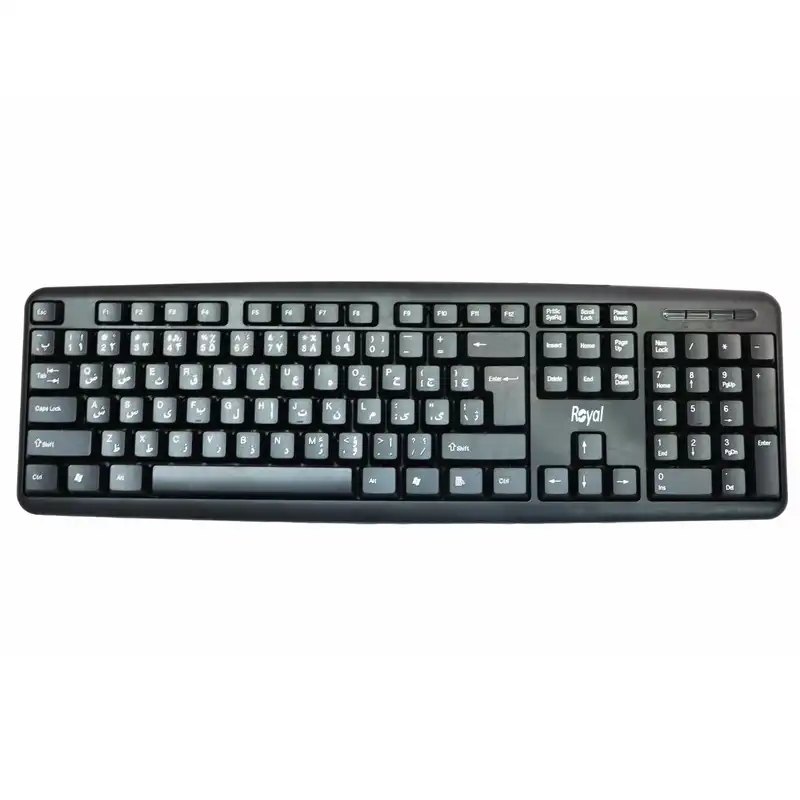 کیبورد رویال مدل K-202 همراه با حروف فارسی