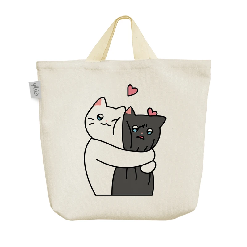 ساک خرید خندالو مدل عاشقانه Lovely کد H980