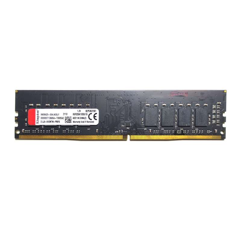 رم دسکتاپ DDR4 تک کاناله 2666 مگاهرتز CL19 کینگستون مدل KVR264N19S8 ظرفیت 16 گیگابایت