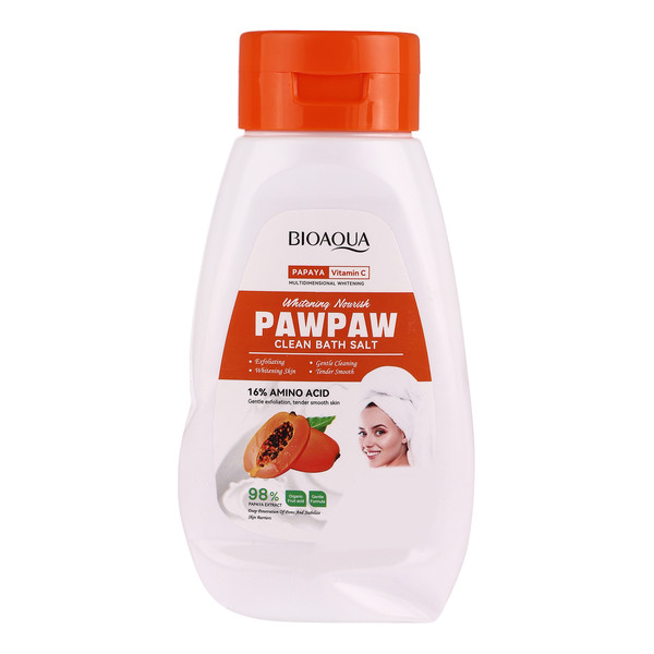 نمک حمام بی آکوا مدل Papaya وزن 500 گرم
