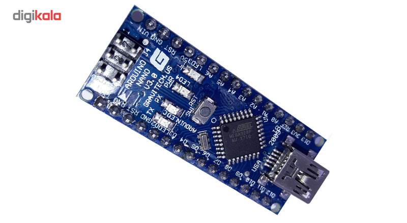 برد نانو V3.0 باپردازنده مرکزی ATmega328 و تراشه FT232RL مدل مهندسیکاAD003-1