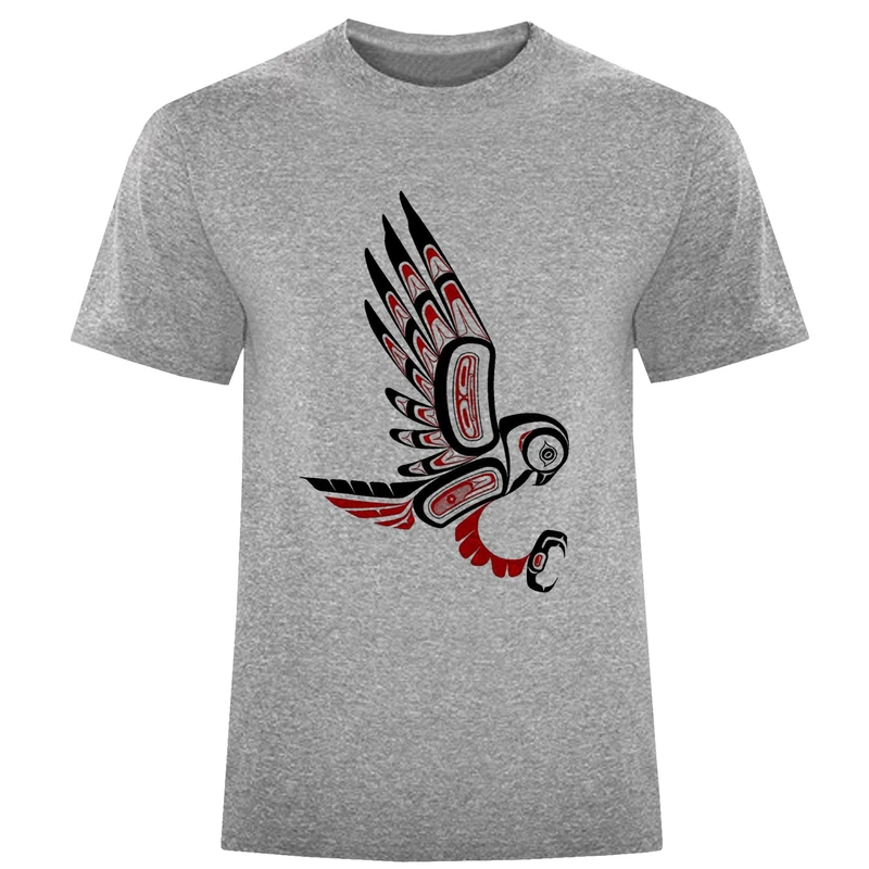 تی شرت آستین کوتاه مردانه مدل جغد D255