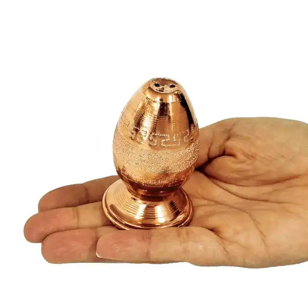 نمکدان مسی مدل تخم مرغی پرداز کد ZH272