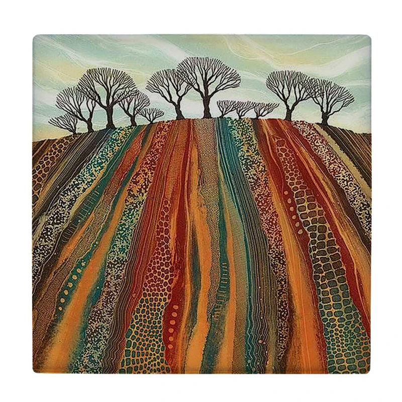  زیر لیوانی  طرح نقاشی مزرعه کد    5923123_4535