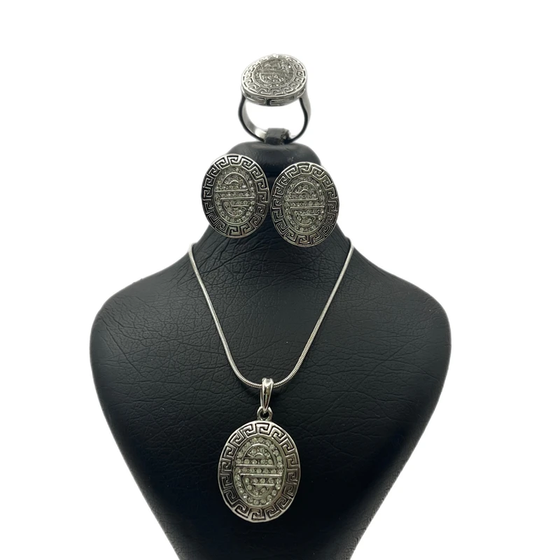 نیم ست زنانه مدل بیضی درخشان 3933