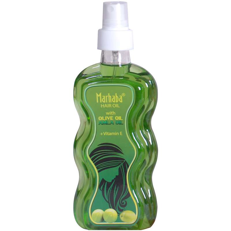 روغن مو ضد ریزش و تقویت کننده مرحبا مدل Olive Oil حجم 175 میلی لیتر