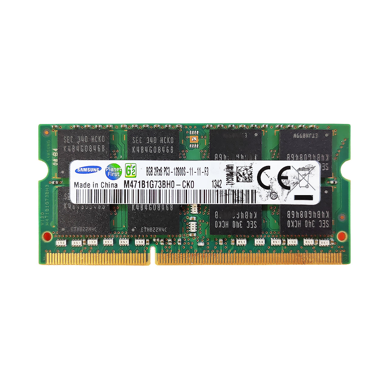 رم لپتاپ DDR3 سامسونگ مدل PC3-12800S ظرفیت 8 گیگابایت