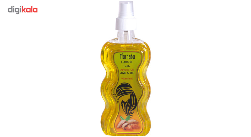 روغن مو ضد ریزش و تقویت کننده مرحبا مدل Almond Oil حجم 175 میلی لیتر