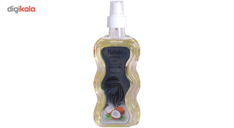 روغن مو ضد ریزش و تقویت کننده مرحبا مدل Coconut Oil حجم 175 میلی لیتر