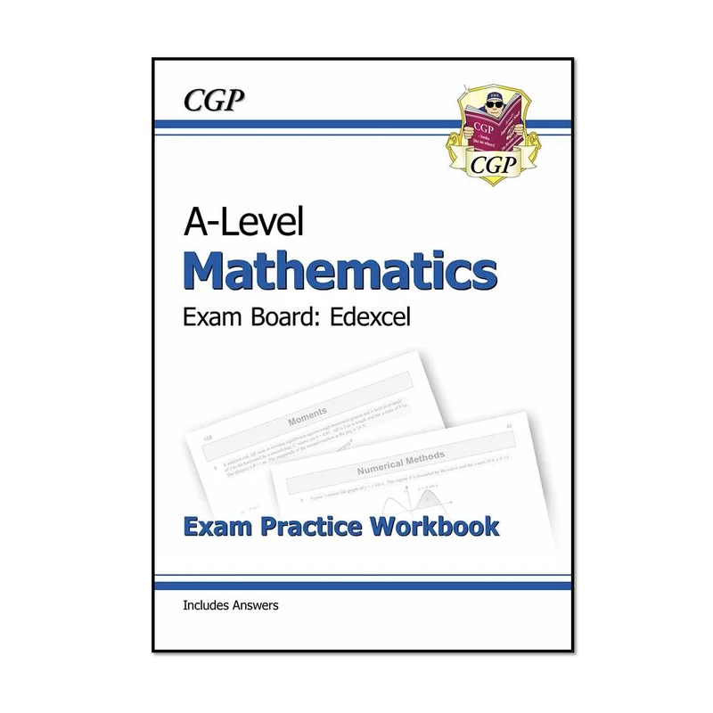 کتاب A-Level Maths for Edexcel: Year 1 & 2 Exam Practice Workbook اثر CGP Books انتشارات مؤلفین طلایی 