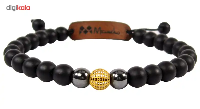 دستبند طلا 18عیار مردانه مانچو مدل BFG556