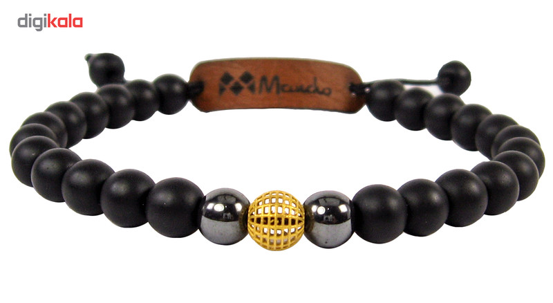 دستبند طلا 18عیار مردانه مانچو مدل BFG556