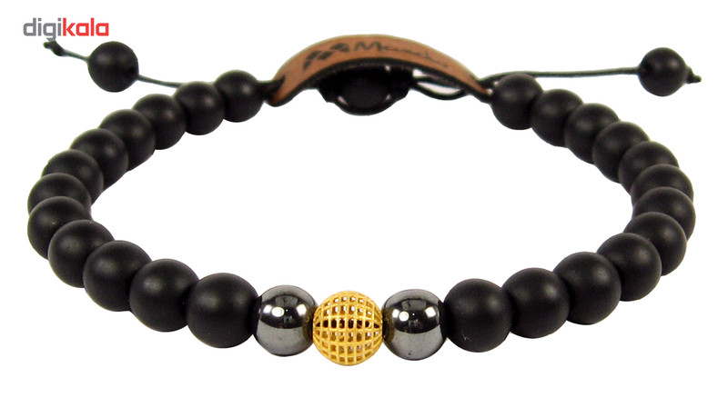 دستبند طلا 18عیار مردانه مانچو مدل BFG556
