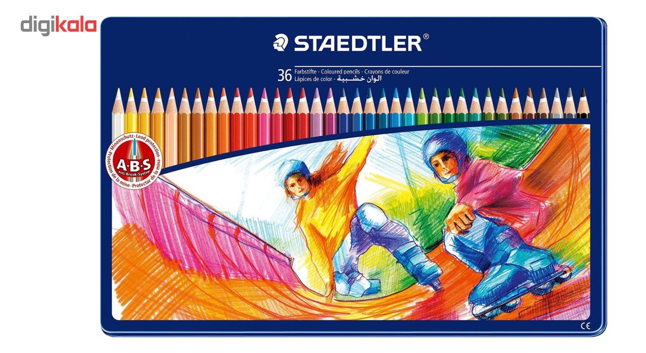 مداد رنگی 36 رنگ استدلر مدل145 SPM36