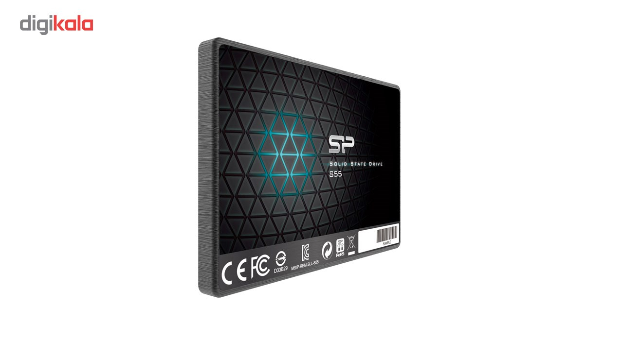 اس اس دی اینترنال SATA3.0 سیلیکون پاور مدل Slim S55 ظرفیت 480 گیگابایت