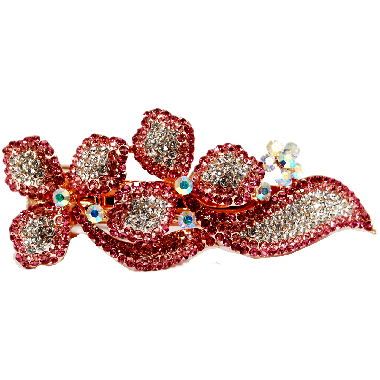 گیره مو آی جواهر مدل گل کد K55165