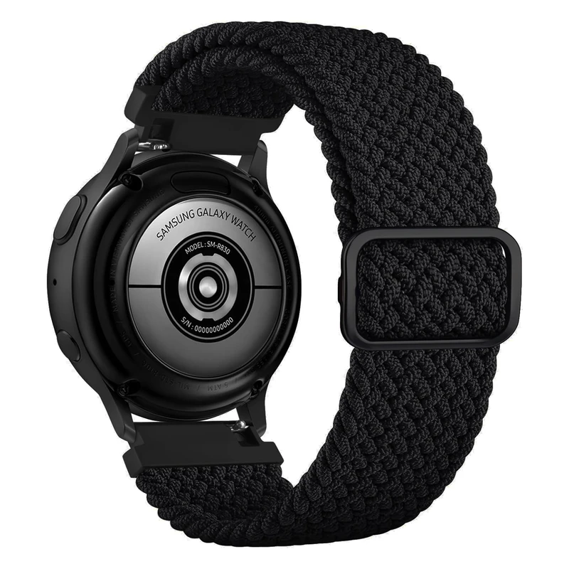 بند گوف مدل Braided Solo Loop مناسب برای ساعت هوشمند سامسونگ Galaxy Watch 4 40mm / Watch 44mm / Watch classic 42mm / Watch classic 46mm