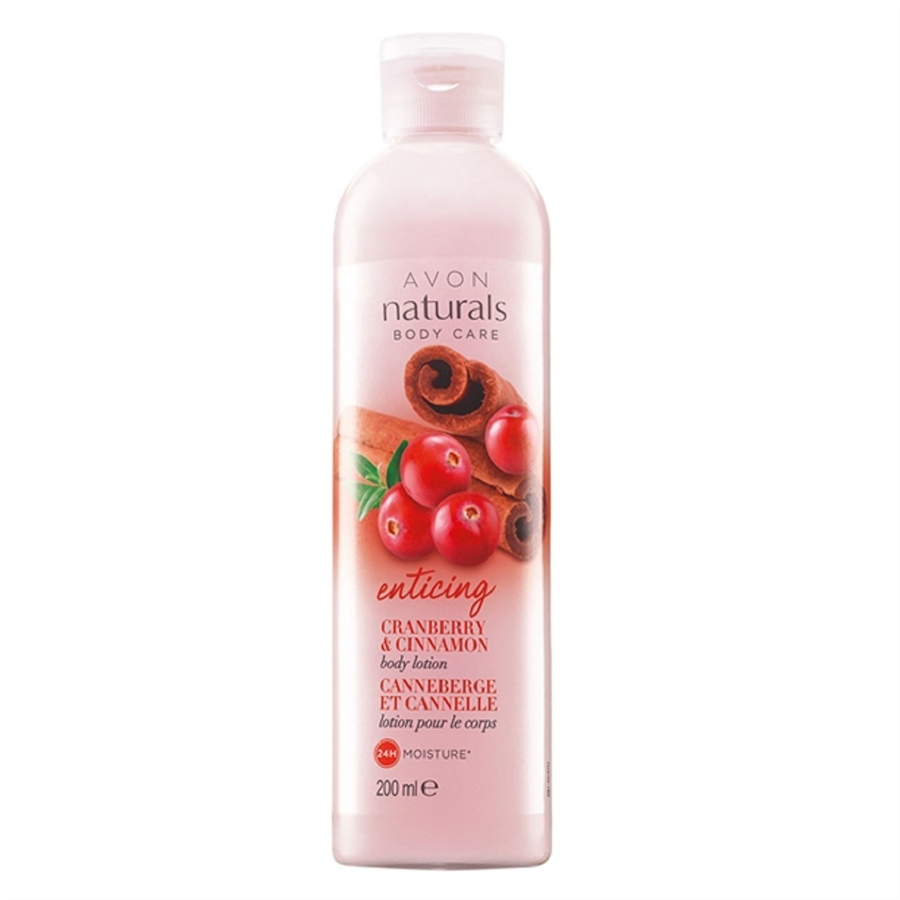 لوسیون بدن آون مدل Naturals Cranberry and Cinnamo حجم 200 میلی لیتر