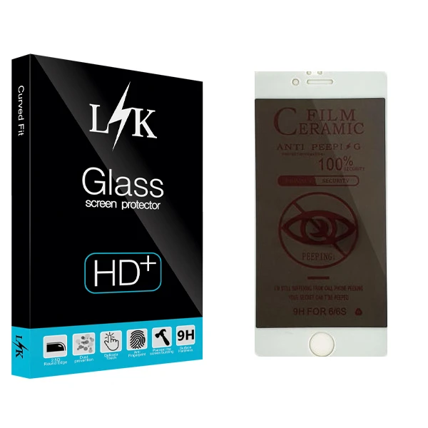 محافظ صفحه نمایش حریم شخصی ال کی مدل +LITE مناسب برای گوشی موبایل اپل iPhone 6