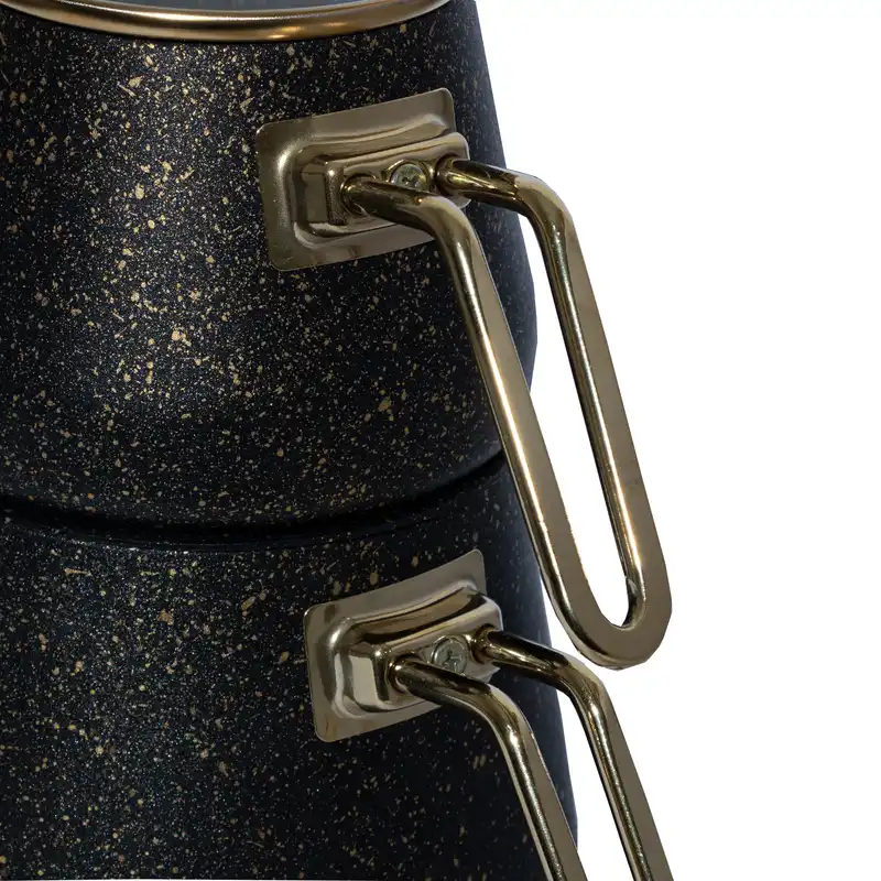 ست کتری و قوری ریور مدل دسته بغل گرانیت