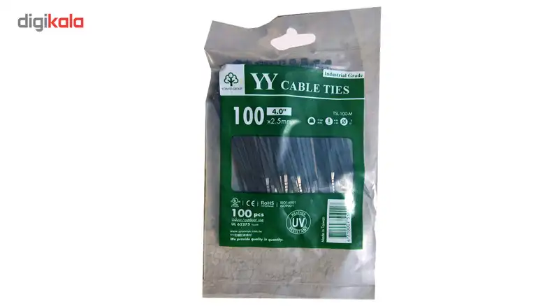 بست کمربندی وای وای مدل TSL-100-M سایز 2.5×100 میلیمتر