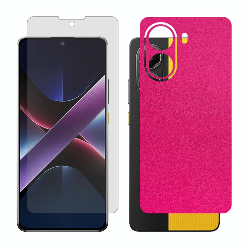 محافظ صفحه نمایش مات گلس مدل Together مناسب برای گوشی موبایل شیائومی Poco X7 Pro به همراه برچسب پوششی پشت گوشی