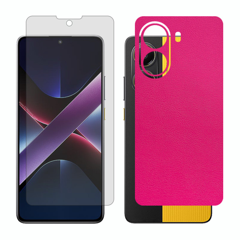 محافظ صفحه نمایش مات گلس مدل Together مناسب برای گوشی موبایل شیائومی Poco X7 Pro به همراه برچسب پوششی پشت گوشی