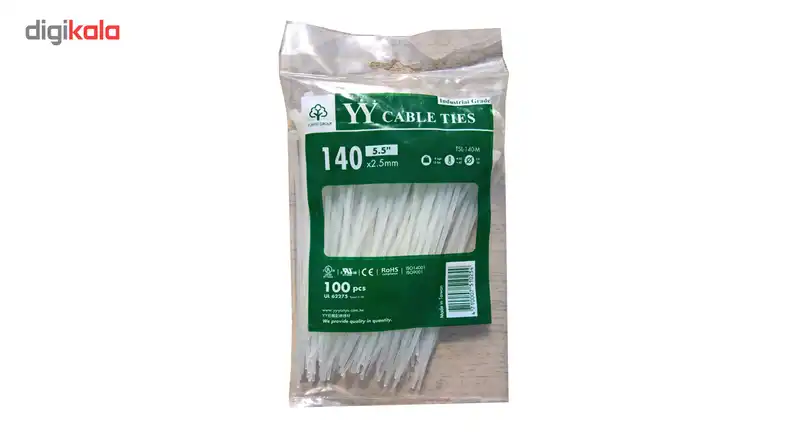 بست کمربندی وای وای مدل TSL-140-M سایز 2.5×140 میلیمتر