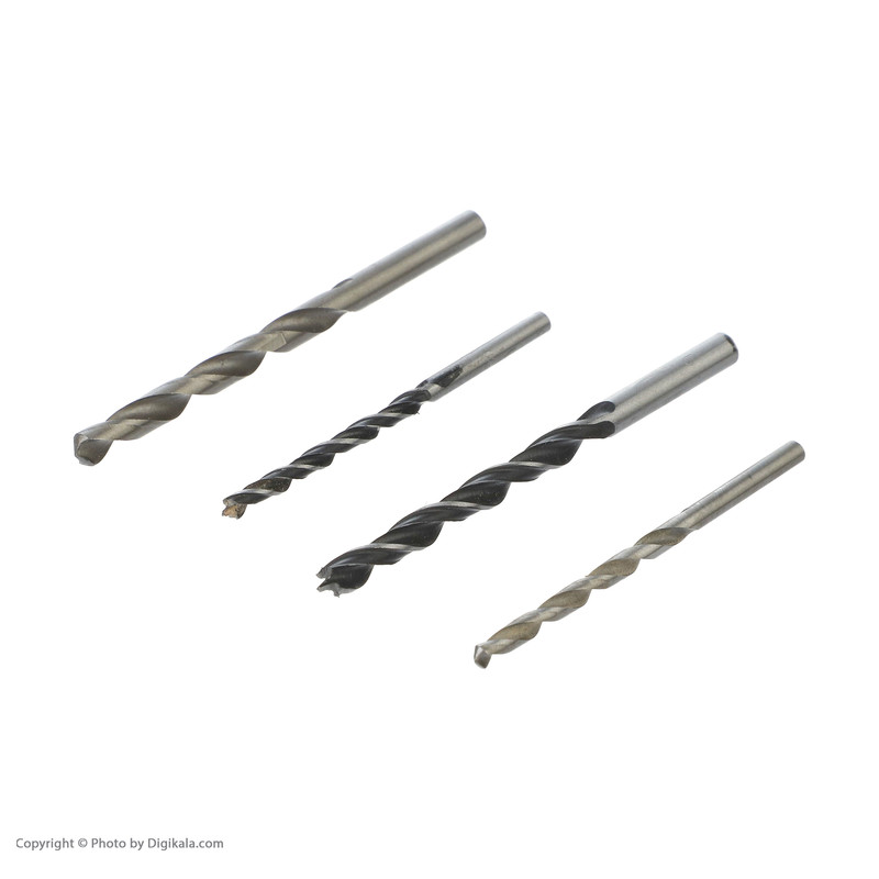 پیچ گوشتی چکشی شارژی سه نظام فلزی 10 میلیمتر 108 ولت جاب مدل JB-108 BS INSERT مجموعه 45 عددی