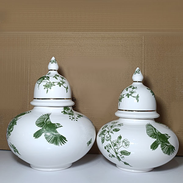 بانکه مدل جینجرجار طرح چکاوک کد 917 مجموعه 2 عددی