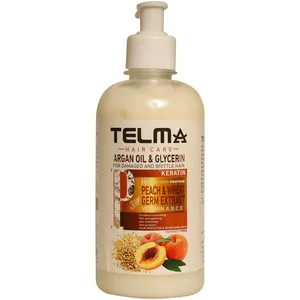 ماسک مو تلما مدل Peach and Wheat Germ حجم 400 میلی لیتر