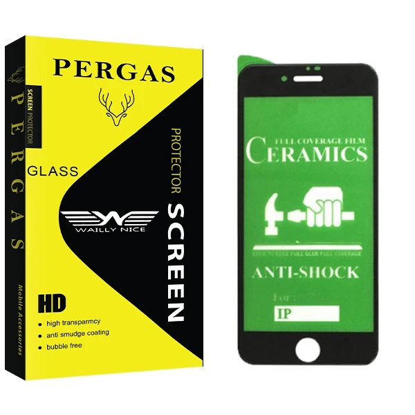محافظ صفحه نمایش سرامیکی وایلی نایس مدل Pergas Glass مناسب برای گوشی موبایل اپل Iphone 7 /8 Plus