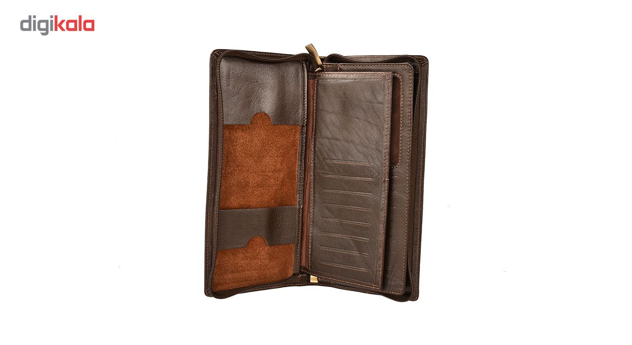 کیف دسته چک کهن چرم مدل CH21-7 -  - 8
