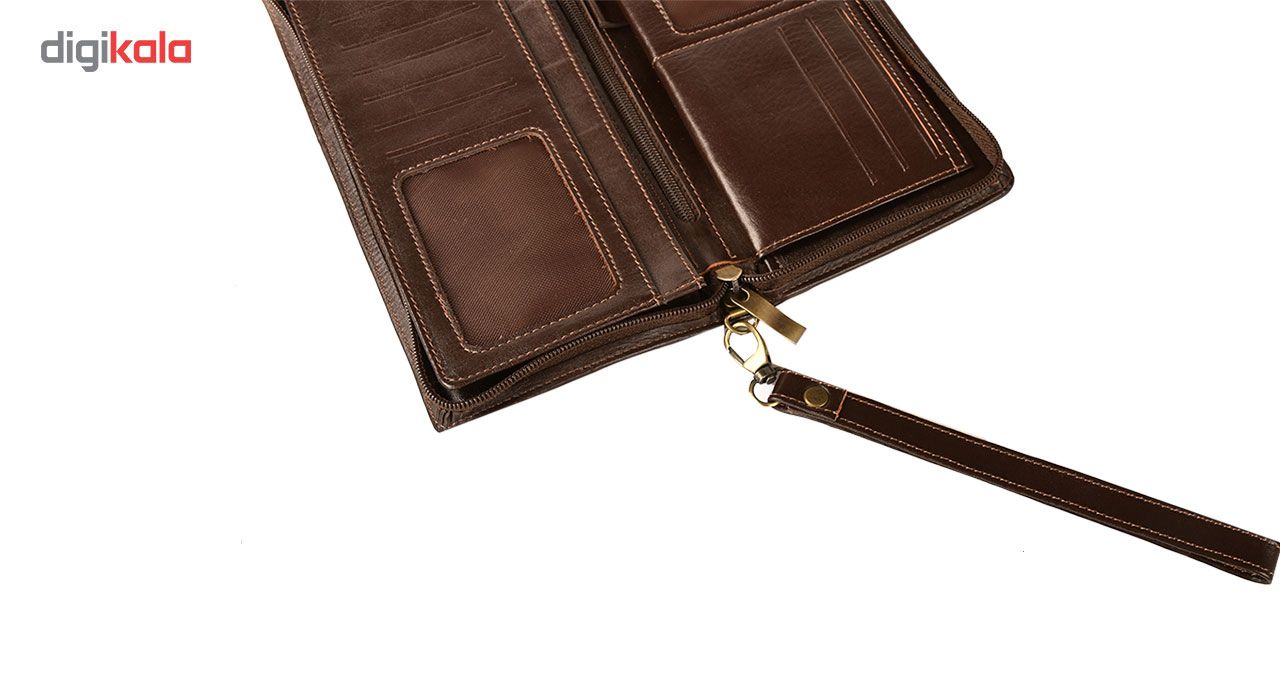کیف دسته چک کهن چرم مدل CH21-7 -  - 9